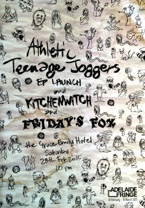Friday's Fox / Fridays Fox / FridaysFox Athletic Teenage Joggers Poster